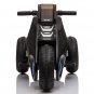 Ride on Motorcycle for Kids Double Drive Children Electric 3 Wheels Motorcycle Toy Vehicle, Black