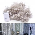 3M x 3M 300-LED White Light Romantic Christmas Wedding Outdoor Decoration Curtain String Light (110V