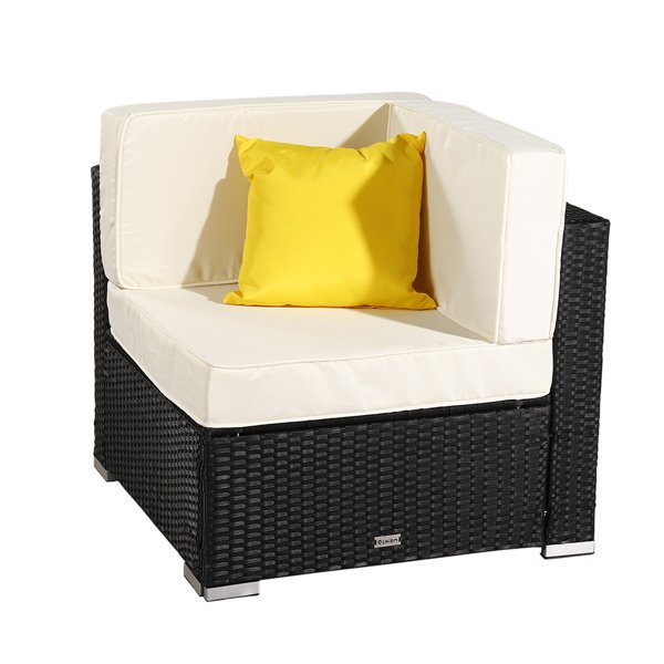 1 pcs Rattan Corner Sofa