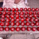 Leather Cricket Ball Red Color A Grade Hand Stitched Practice Cricket Hard Balls - Pack Of 9 Balls
