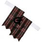 Men's Scottish 8 Yard Black Stewart Traditional KILTS -Flashes - Kilt Pin - Socks