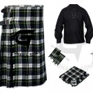 Men's Scottish 8 yard Dress Gordon Outfit KILT Traditional Tartan Kilts with Accessories