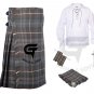 Men's Mackenzie Weathered Scottish 8 yard Outfit KILT Traditional Tartan Kilts With Free Accessories
