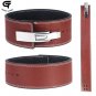 Lever Buckle Weight Lifting Belt Gym Training Leather Back Support BELT