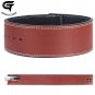 Lever Buckle Weight Lifting Belt Gym Training Leather Back Support BELT