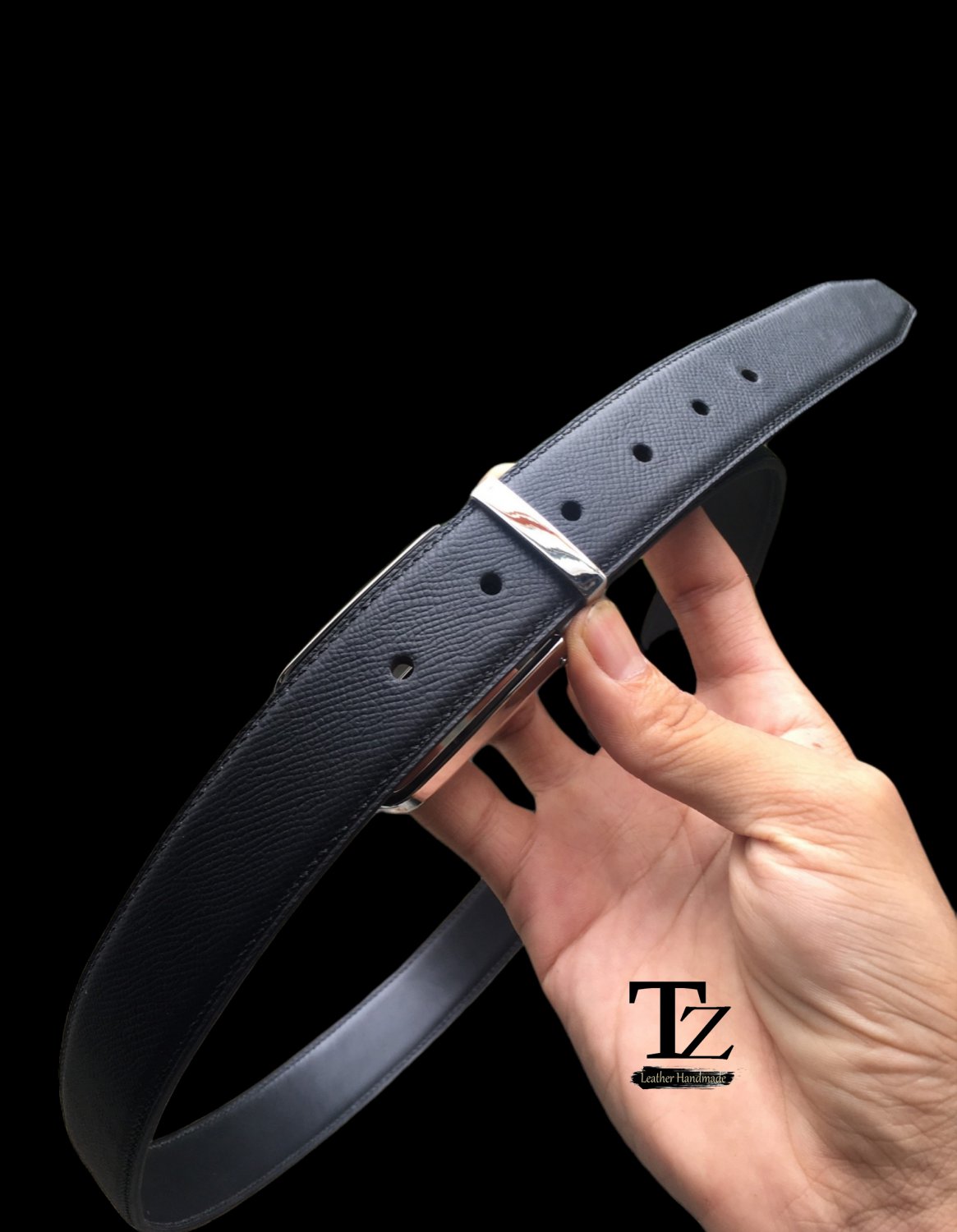 Hand made leather belt