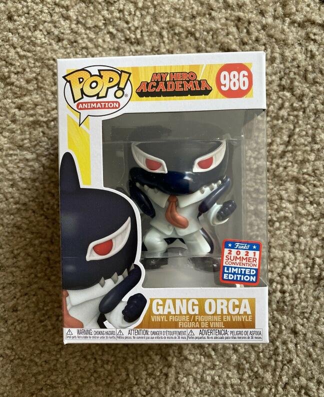 My Hero Academia Gang Orca #986 Funko Pop! Collection Toy + Protector ...