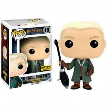 Harry Potter Draco Malfoy (Quidditch) #19 Funko Pop! Collection Toy + Protector Nice Gift
