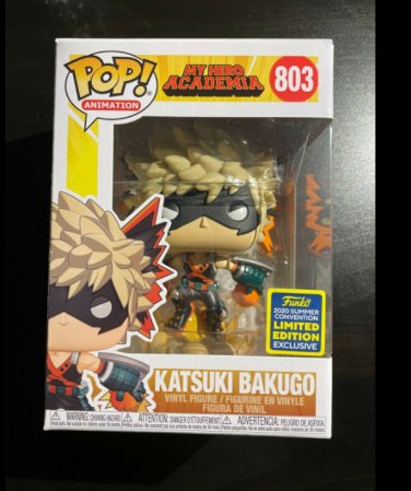 My Hero Academia Katsuki Bakugo #803 Funko Pop! Collection Toy + Protector Nice Gift