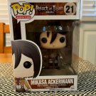 Attack On Titan Mikasa Ackerman #21 Funko Pop! Collection Toy + Protector Nice Gift