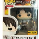 Animation Attack on Titan AOT Cleaning Levi #239 Funko Pop! Collection Toy + Protector Nice Gift