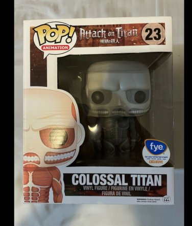 Animation Attack on Titan FYE #23 Funko Pop! Collection Toy + Protector Nice Gift