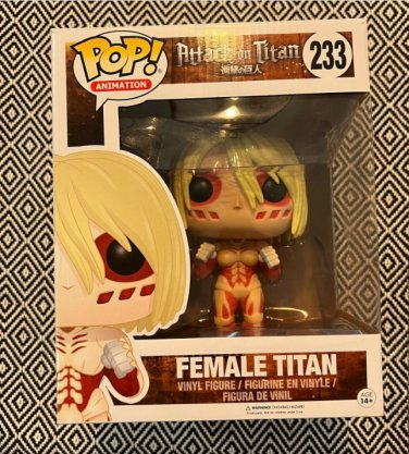 6inch Attack On Titan #233 Funko Pop! Collection Toy + Protector Nice Gift