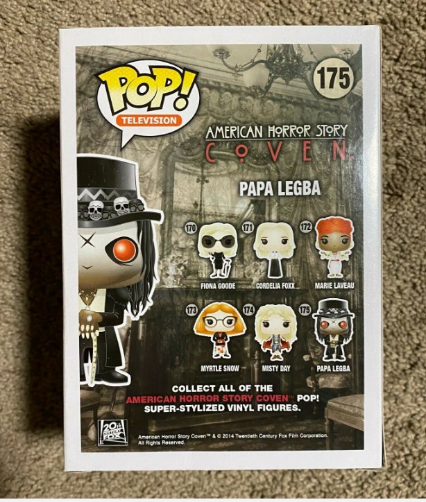 American Horror Story Coven Papa Legba #175 Funko Pop! Collection Toy ...