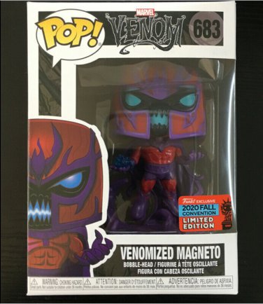 Venom Venomized Magneto #683 Funko Pop! Collection Toy + Protector Nice Gift