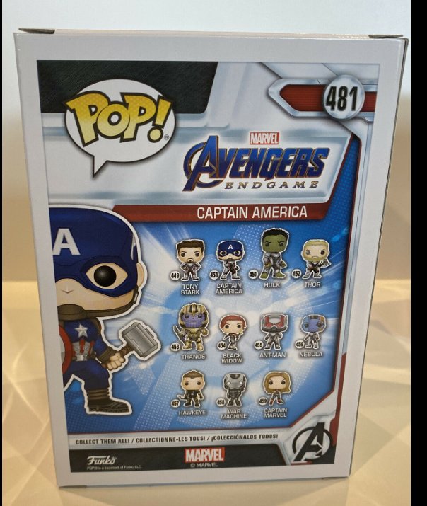 captain america 481 funko pop