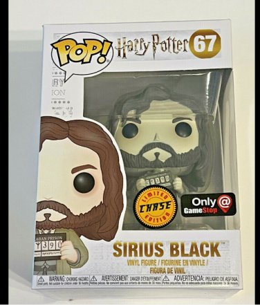 Harry Potter Sirius Black Prisoner Black & White #67 Funko Pop! Collection Toy + Protector Nice Gift