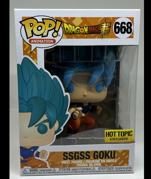 Animation SSGSS Goku Dragon Ball Super #668 Funko Pop! Collection Toy ...