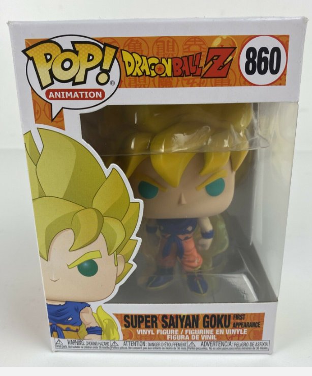 Dragon Ball Z Super Saiyan Goku Fist Appearance #860 Funko Pop ...