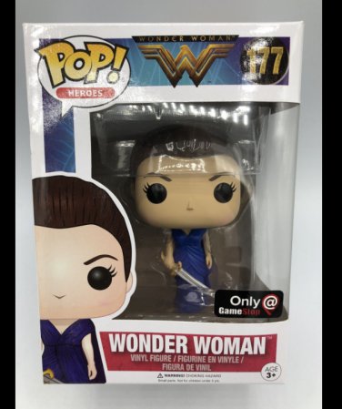 DC Heroes Wonder Woman #177 (Blue Dress)Funko Pop! Collection Toy + Protector Nice Gift