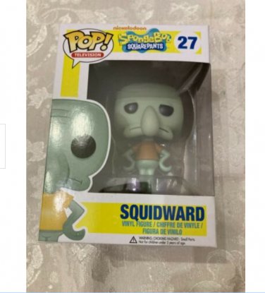 SpongeBob Squarepants Squidward Nickelodeon #27 Funko Pop! Collection Toy + Protector Nice Gift