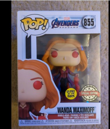 Wanda Maximoff #855 Funko Pop! Collection Toy + Protector Nice Gift