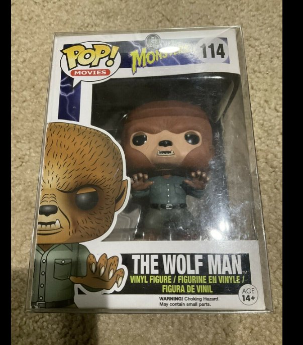 The Wolfman #114 Funko Pop! Collection Toy + Protector Nice Gift