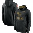 Men's Tennessee Titans Salute to Service Sideline Pullover Hoodie Black New Year Gift