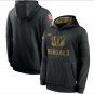 Men's Cincinnati Bengals Salute to Service Sideline Pullover Hoodie Black New Year Gift