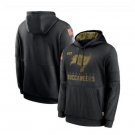 Men's Tampa Bay Buccaneers Salute to Service Sideline Pullover Hoodie Black New Year Gift