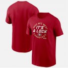 Men's San Francisco 49ers 2023 NFC West Division Champions Locker Room Trophy Collection T-Shirt