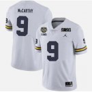 J.J McCarthy #9 Michigan Wolverines 2024 National Champions Jersey White Fans Gift