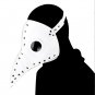Plague Doctor Bird Mask Long Nose Beak Cosplay Steampunk Halloween Costume Black Gift HG074