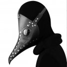 Plague Doctor Bird Mask Long Nose Beak Cosplay Steampunk Halloween Costume Black Gift HG65007