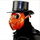 Plague Doctor Bird Mask Long Nose Beak Cosplay Steampunk Halloween Costume Brown Gift HG65010
