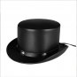 Black / Brown Riveted Hat Man PU Leather Theater Plague Doctor Cosplay Steampunk Costume Gift