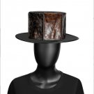 Splice Riveted Hat Neutral PU Leather Theater Plague Doctor Cosplay Steampunk Costume Gift FHT020