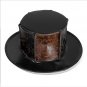 Splice Riveted Hat Neutral PU Leather Theater Plague Doctor Cosplay Steampunk Costume Gift FHT020
