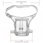 New PU Leather Gothic Steampunk Rock Punk Shoulder Crossbody Leg Waist Bags Gift HG051