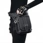 New PU Leather Gothic Steampunk Rock Punk Shoulder Crossbody Leg Waist Bags Gift HG051