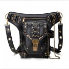 New PU Leather Skull Steampunk Rock Punk Leg Waist Bags Shoulder Crossbody Gift HG043