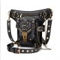 New PU Leather Skull Steampunk Rock Punk Leg Waist Bags Shoulder Crossbody Gift HG043