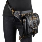 New PU Leather Skull Steampunk Rock Punk Leg Waist Bags Shoulder Crossbody Gift HG131