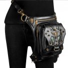 New PU Leather Skull Steampunk Rock Punk Leg Waist Bags Shoulder Crossbody Gift HG135