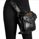 New PU Leather Skull Steampunk Rock Punk Leg Waist Bags Shoulder Crossbody Gift HG139