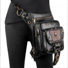 New PU Leather Skull Steampunk Rock Punk Leg Waist Bags Shoulder Crossbody Gift HG134