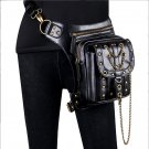 New PU Leather Skull Steampunk Rock Punk Leg Waist Bags Shoulder Crossbody Gift HG133