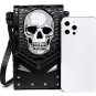 New Punk Men Women Motorcycle Rock Gothic Steampunk Leather Crossbody Shoulder Bag Gift FBG088