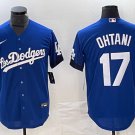 Men's Shohei Ohtani #17 Los Angeles Dodgers City Home Player Jersey Royal Christmas Gift