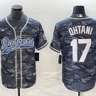 Men's Shohei Ohtani #17 Los Angeles Dodgers Home Player Jersey Camouflage Christmas Gift